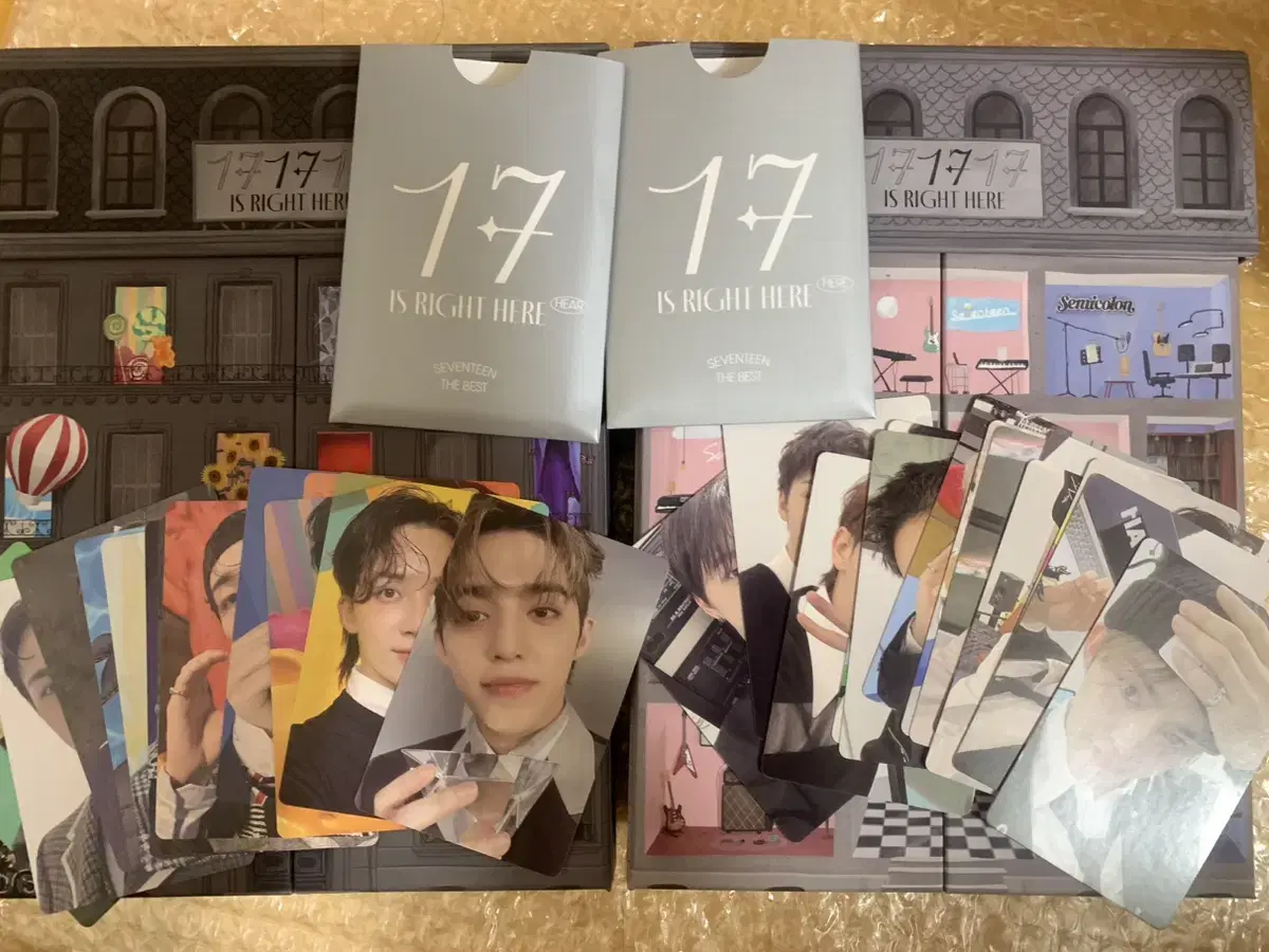 Seventeen album set + photocard for 13 people