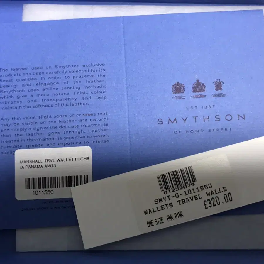 SMYTHSON 여행용지갑