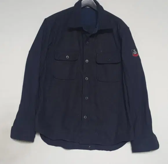 Avyrex US Navy Wool Shirt Navy Wool Navy Size L 2306