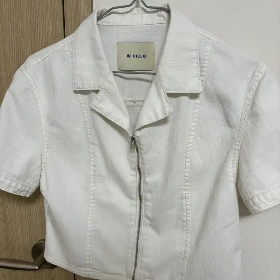 워머스트 치엘로 open zipper short sleeve jacket