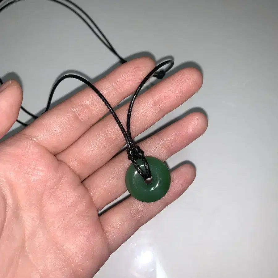 vintage green necklace