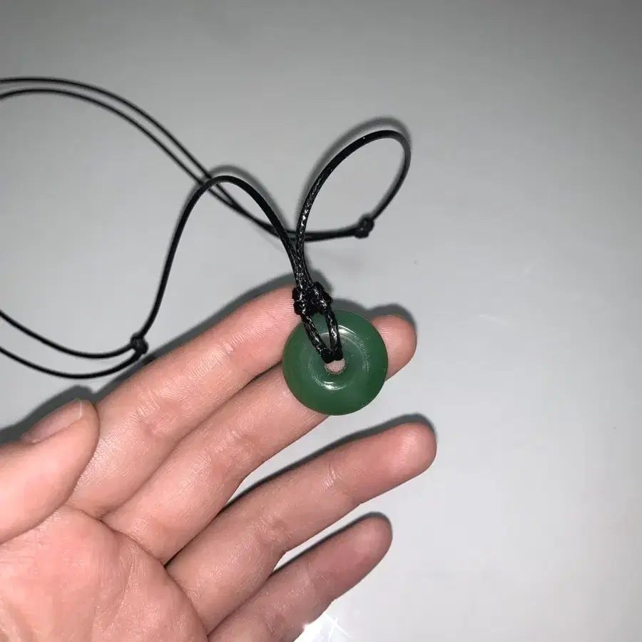 vintage green necklace