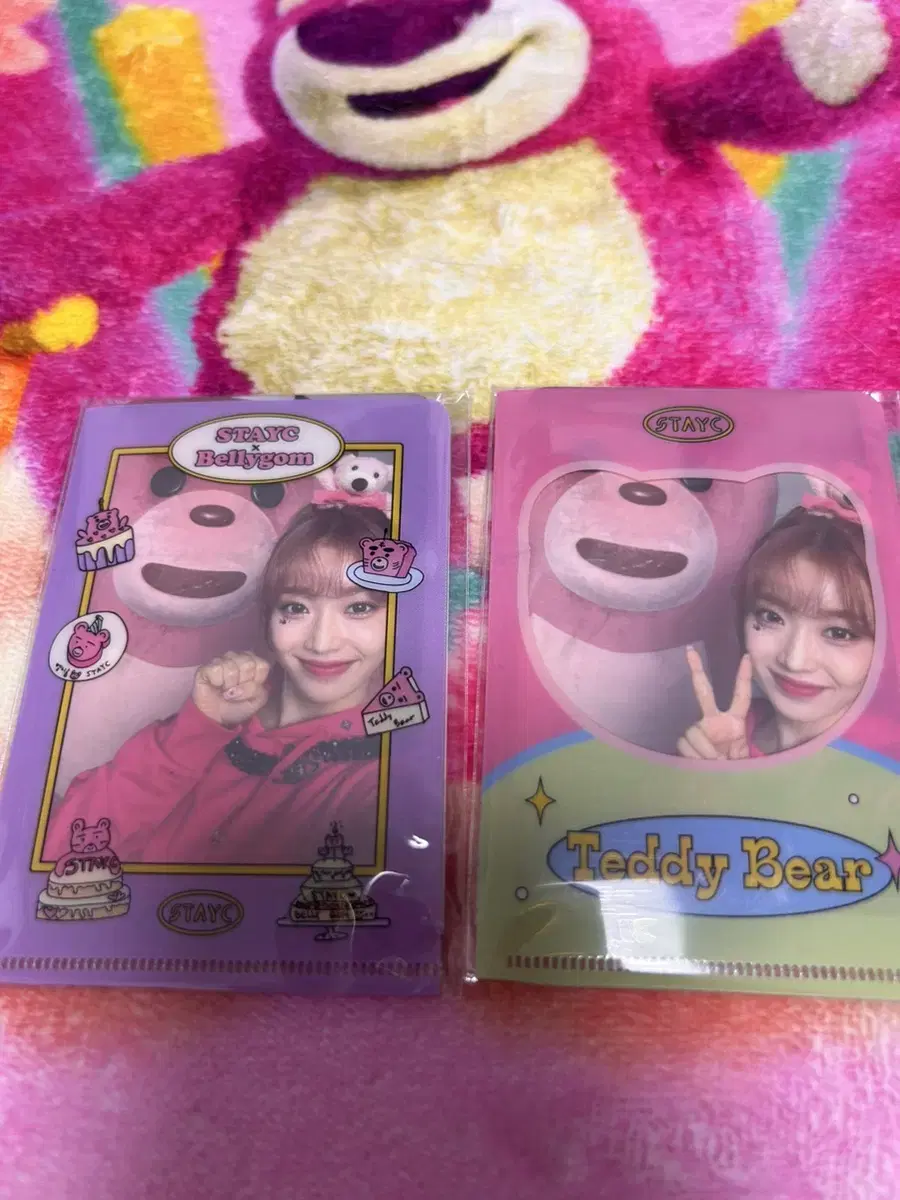 stayc pop up stacy x bellygom collabmd l-holder photocards