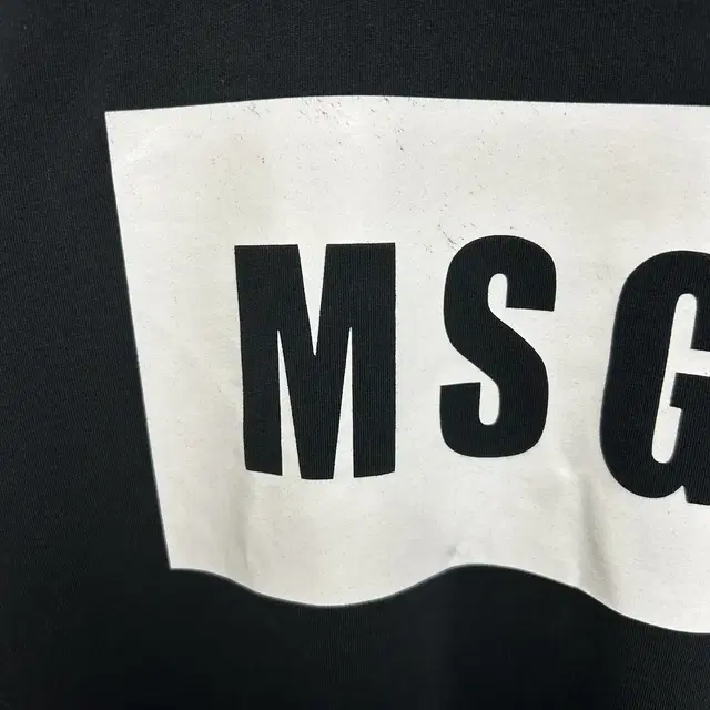 [남자 100]MSGM 박스로고 반팔티셔츠