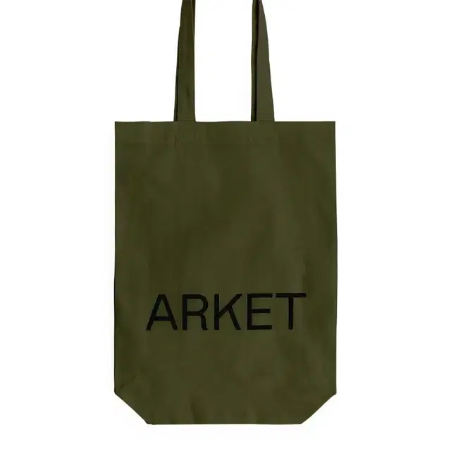 [새상품 ] Arket 아르켓 에코백 토트백(카키색)