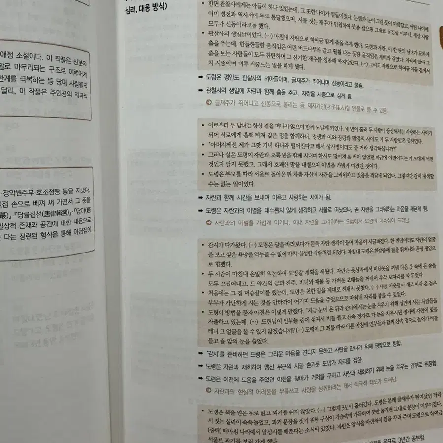 시대인재 국어 연계 커넥텀 고전시가 고전산문 현대시