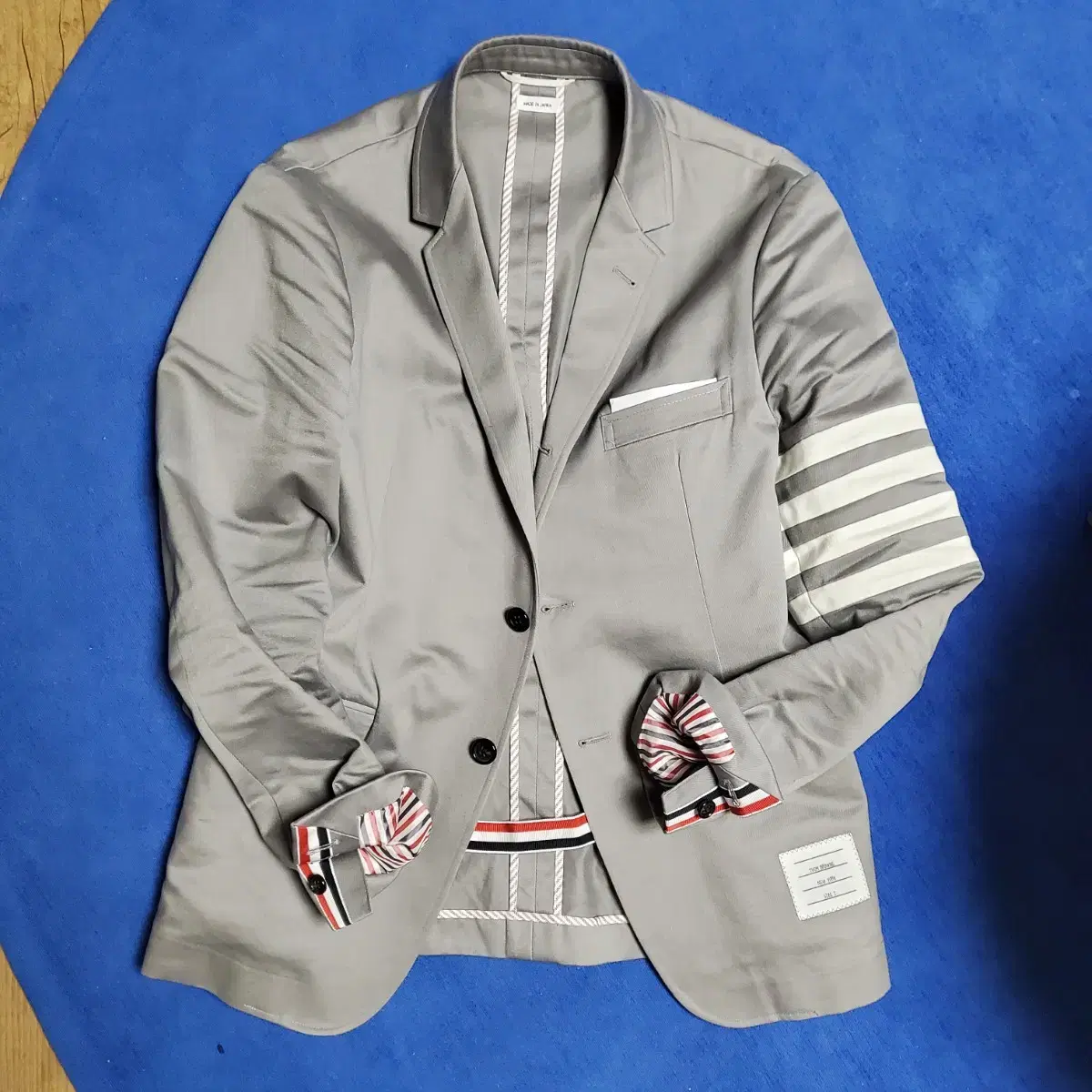 Thom Browne Unconstructed Blazer Jacket Gray 2 sizes