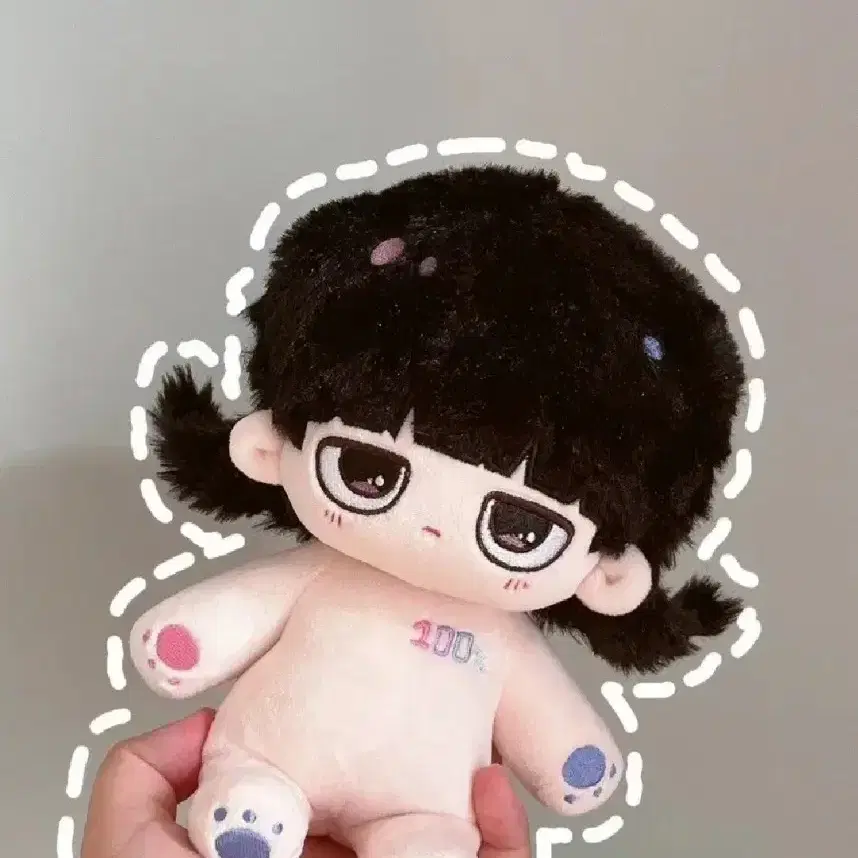 몹싸 여장모브 카게야마 시게오 솜인형 20cm 모브사이코100