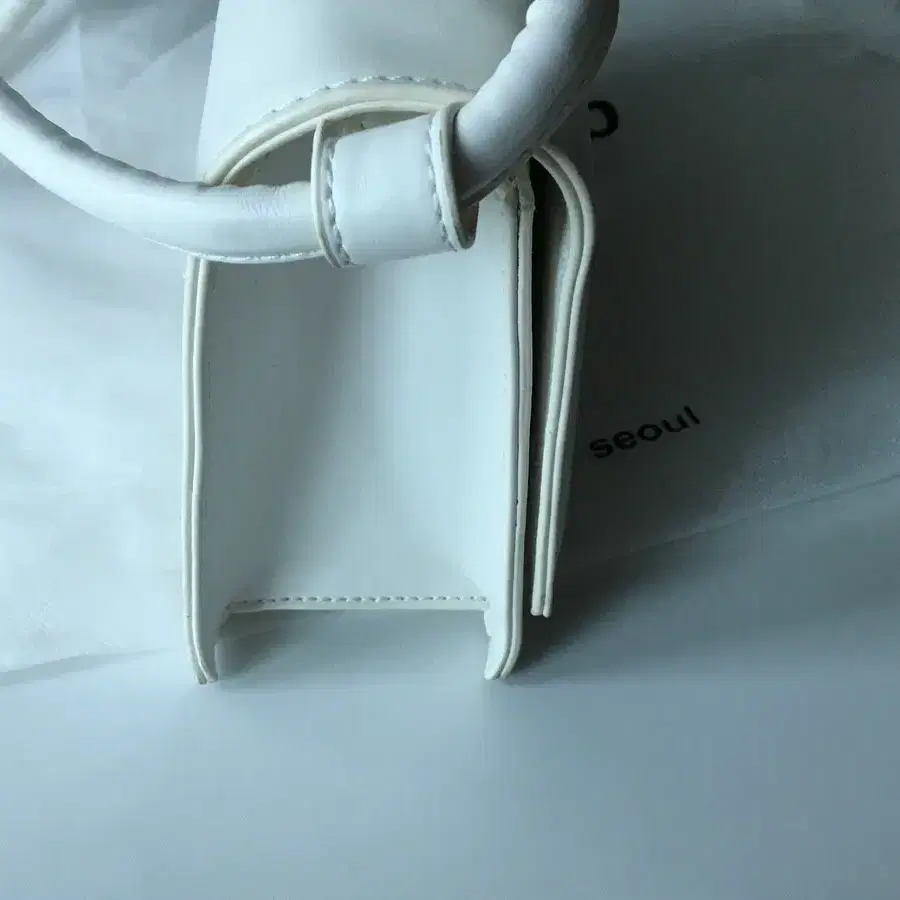 [4our b] Brick Rope Bag - White