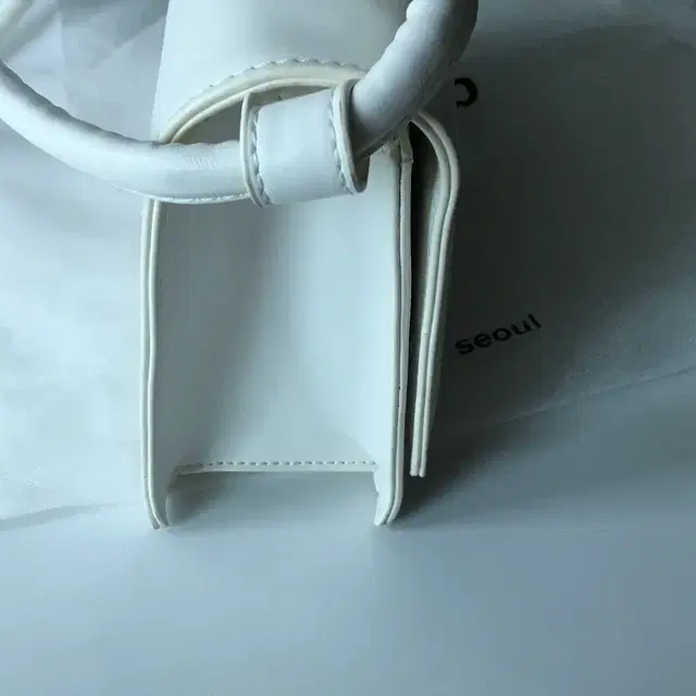 [4our b] Brick Rope Bag - White