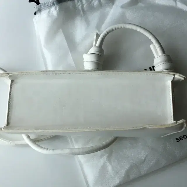 [4our b] Brick Rope Bag - White