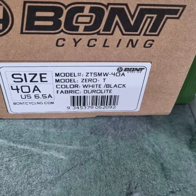 BONT ZERO T 본트 사이클링 슈즈 트랙용 4.0