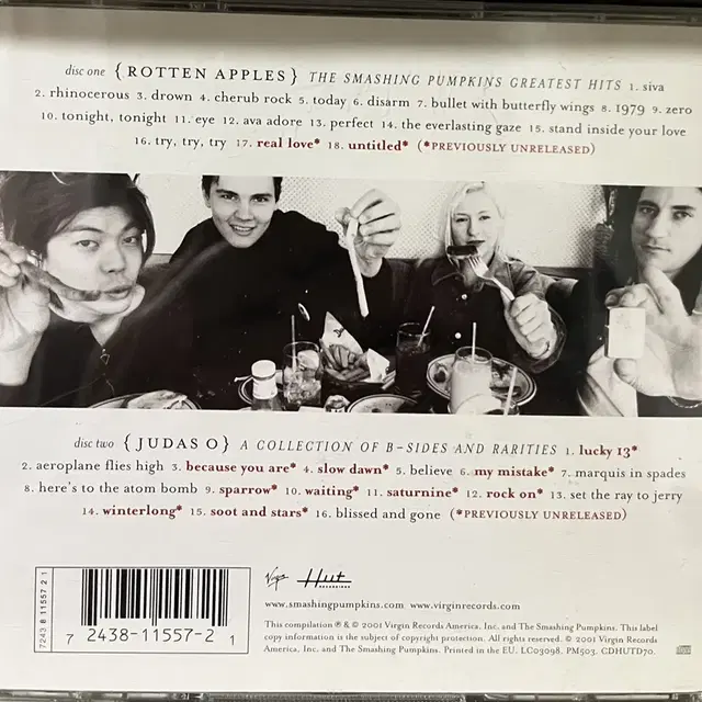 스매싱 펌킨스 Smashing Pumpkins Greatest 2 cd