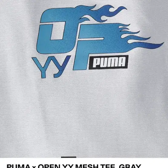 open yy puma 메쉬 티