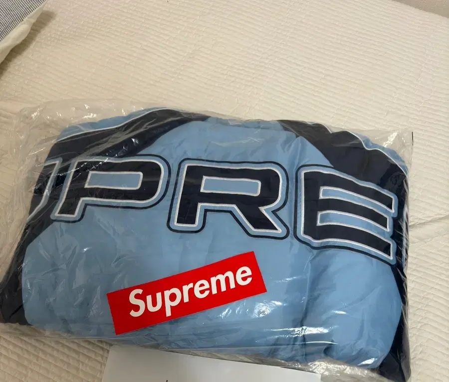 Supreme Hooded Stadium Jacket Blue - 24S