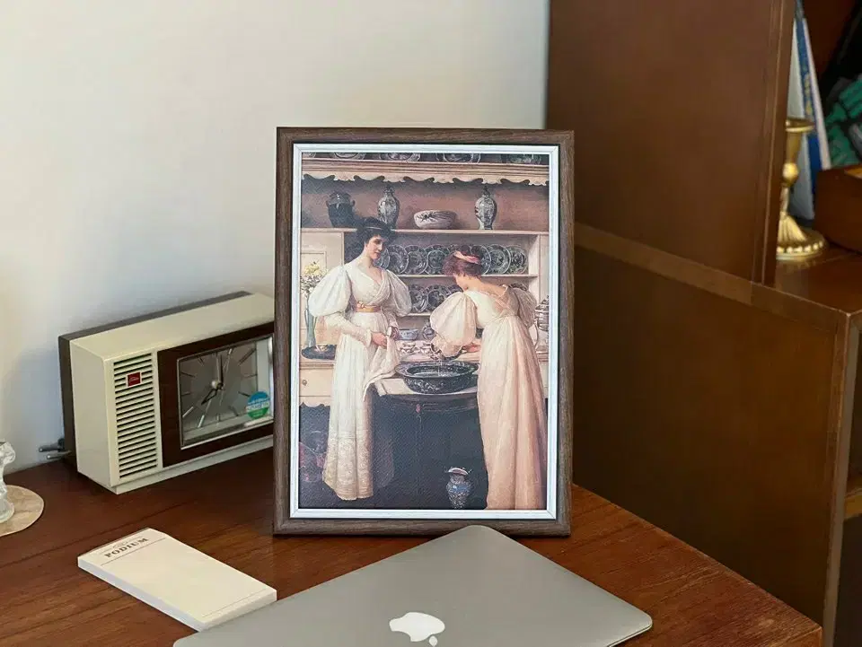영국빈티지소품>Plate shelf room액자 매장.카페 인테리어그림