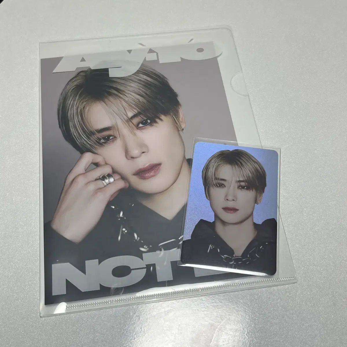 nct jaehyun ayo hologram + postcard set wts