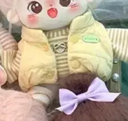 무속성 인형옷 옷장 배색 조끼패딩, 인형 신발 양말 20cm