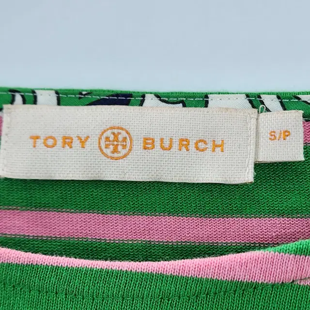 [S] TORY BURCH 토리버치 스트라이프 롱 슬리브 티셔츠