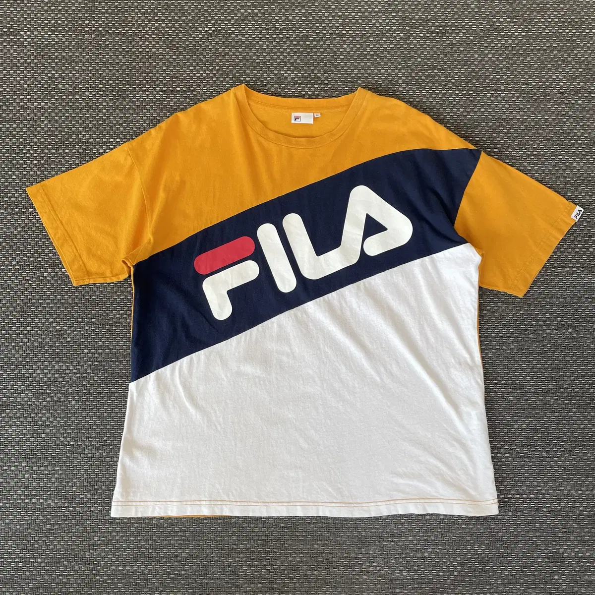 FILA 휠라 빅프린팅 코튼 반팔티셔츠 M