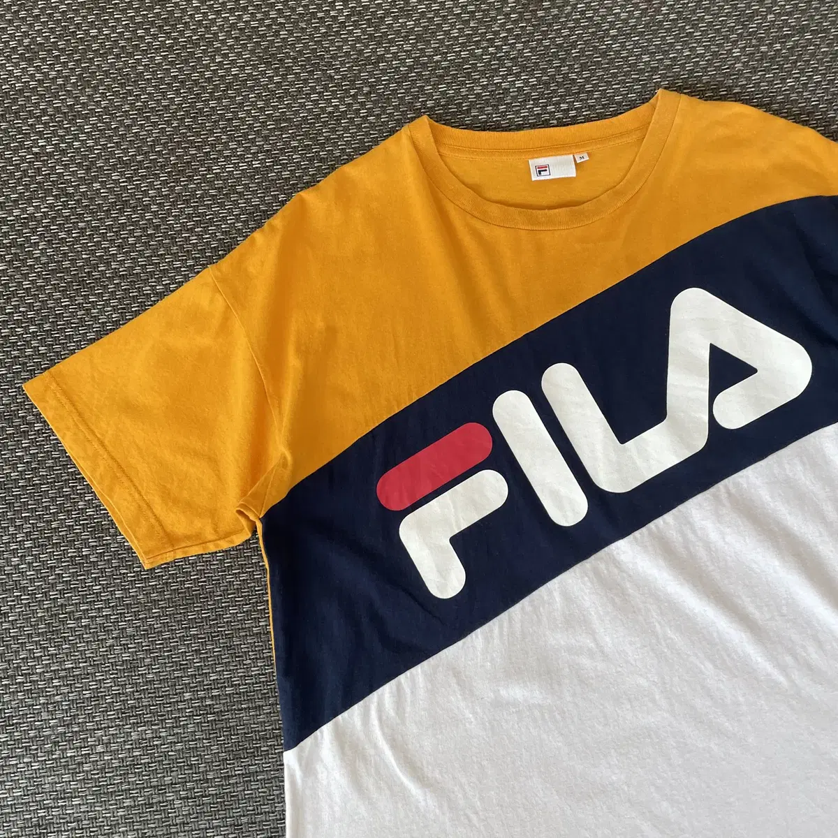 FILA 휠라 빅프린팅 코튼 반팔티셔츠 M