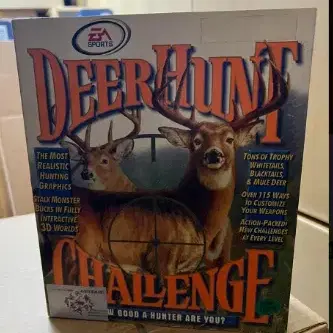 새제품) pc 올드 게임 - 디어헌터 deerhunt challenge