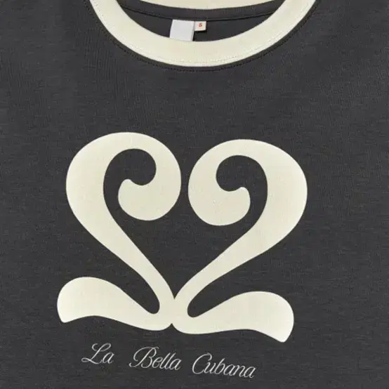 기준 la bella cubana t-shirts 차콜/S