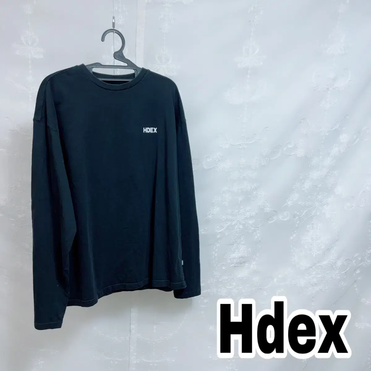 Hdex Black Printed Long Sleeve Tee