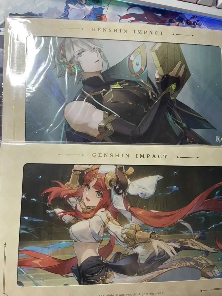 Genshin Impact Cafe draw color paper wts