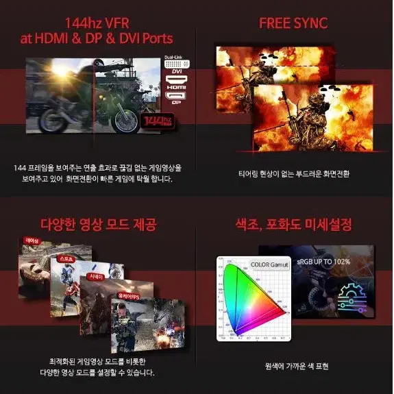 게이밍모니터 유디아 32인치 144Hz 저렴하게 판매합니다