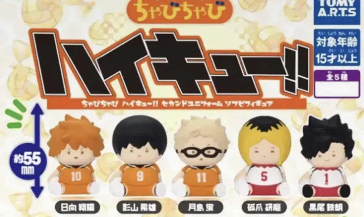 Haikyuu Second Uniform Chibi Chibi Soapy Figure Capsule Unsealed