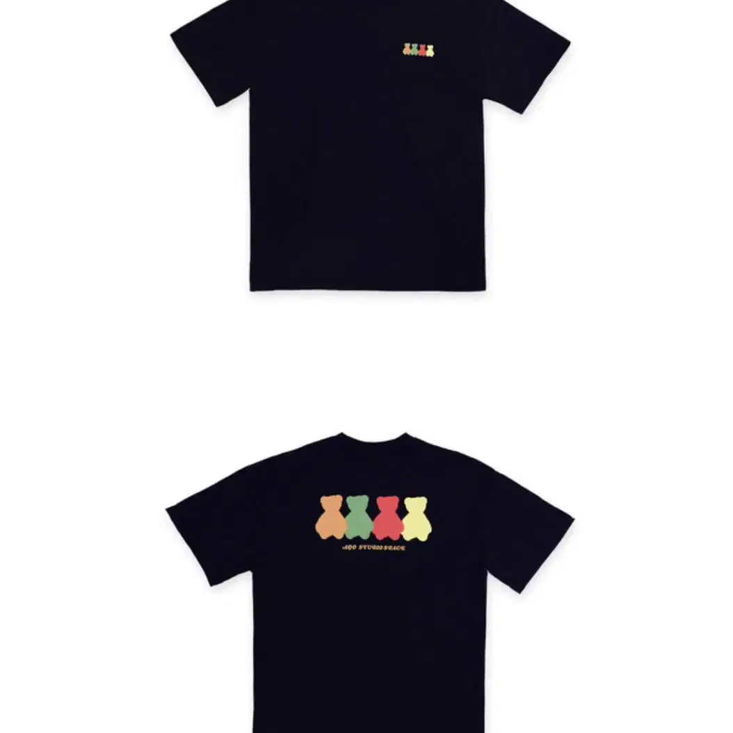 아코스튜디오 반팔티 AQO RAINBOW BEAR T-SHIRTS