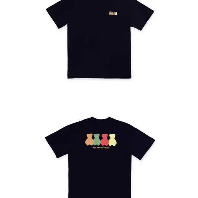 아코스튜디오 반팔티 AQO RAINBOW BEAR T-SHIRTS