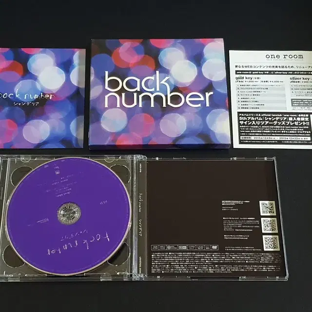 back number 백넘버 5집 샹들리에 (CD+DVD) 한정반