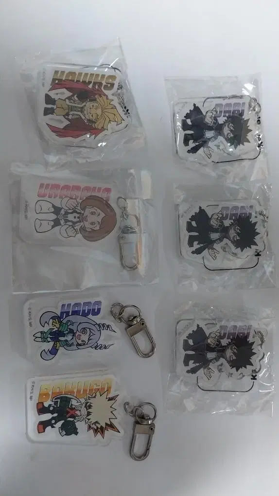 My hero is the Academia keyring.