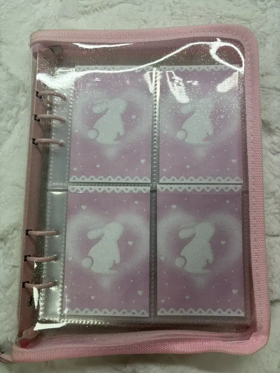 Idol Pink Zipper Binder (20 sheets of lined paper included!!)