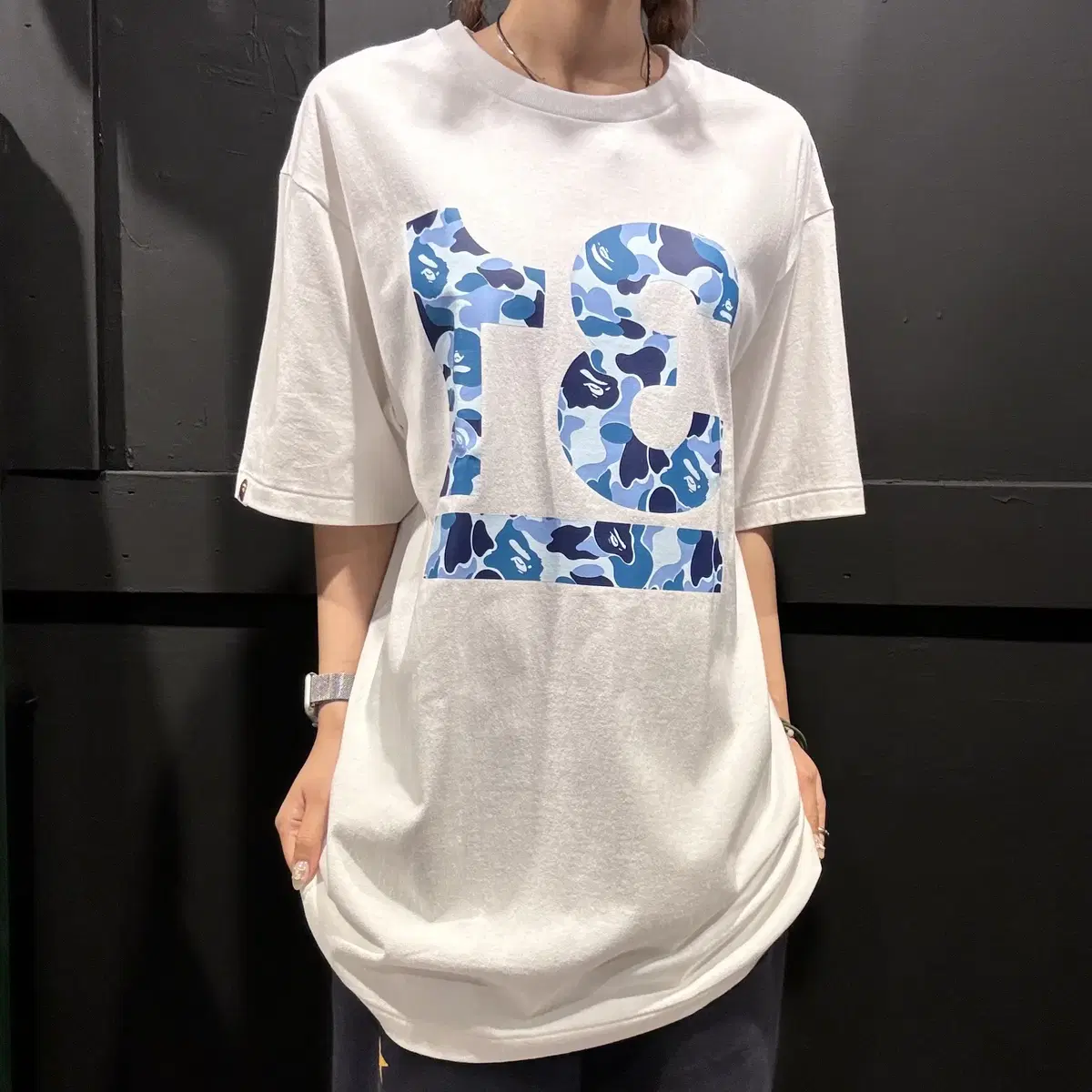 (034) A BATHING APE BAPE 베이프 31주년 반팔(XL)