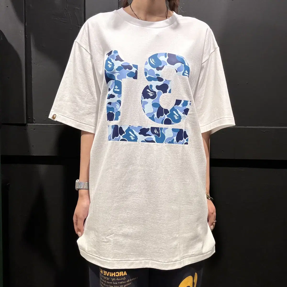 (034) A BATHING APE BAPE 베이프 31주년 반팔(XL)