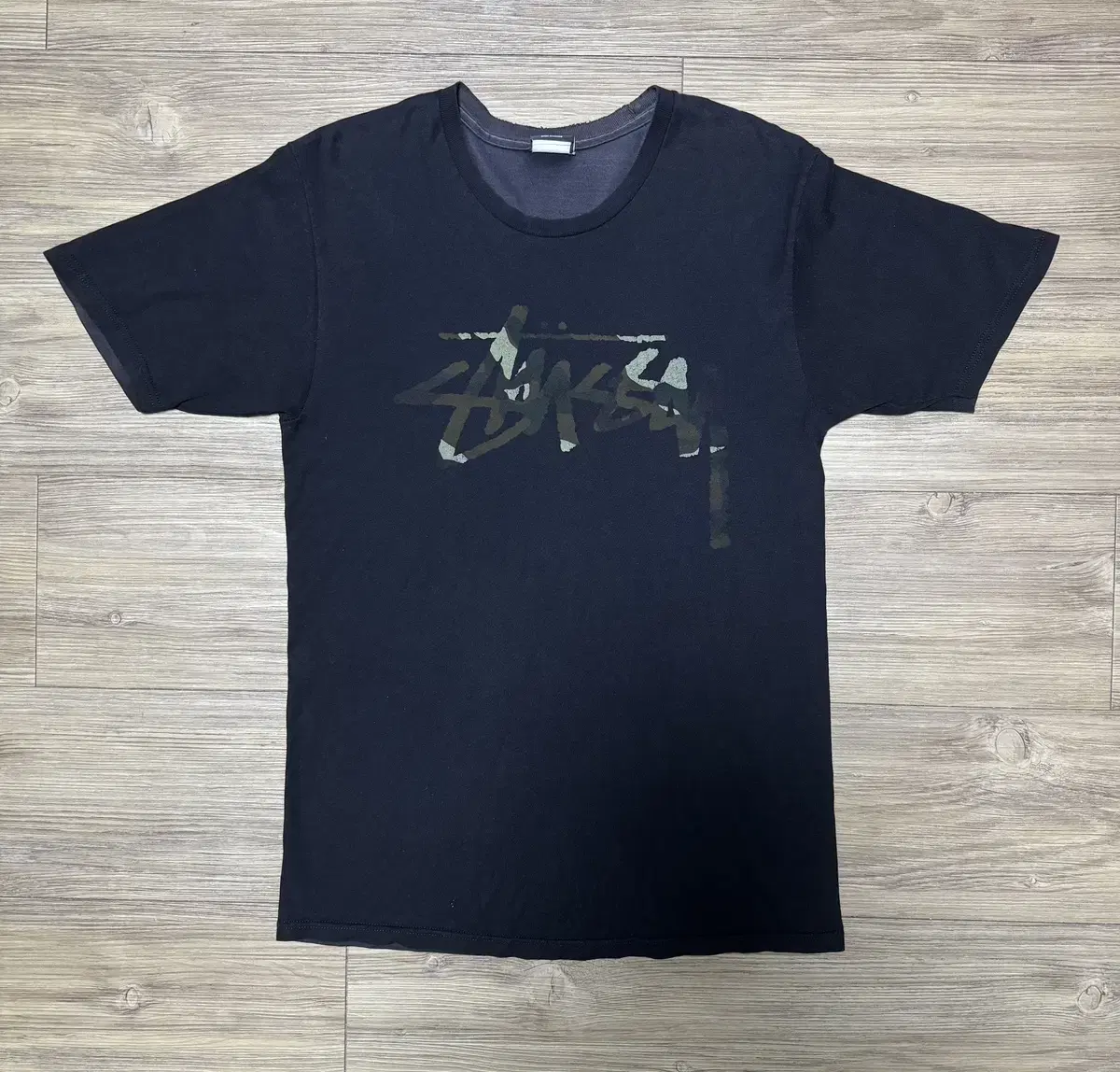 Stussy Camo Logo T-Shirt