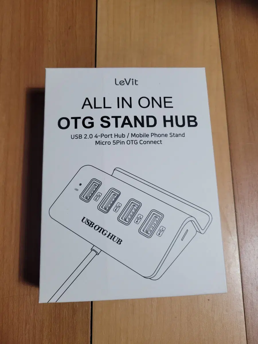 LEVIT 올인원 OTG STAND HUB(4포트)