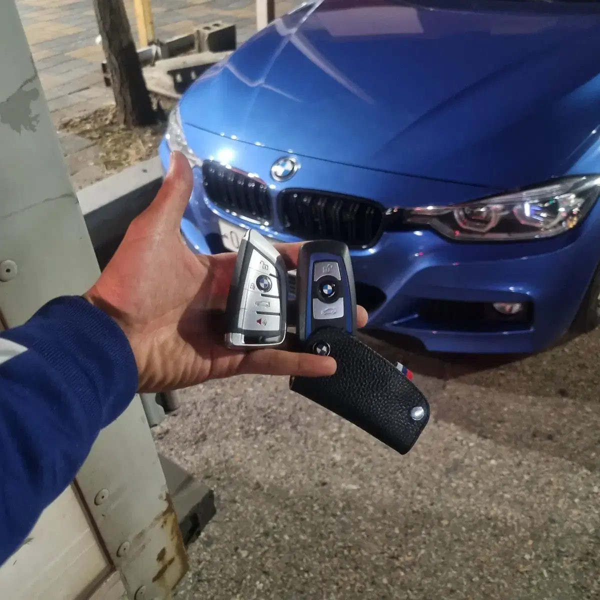 고창군 BMW E바디 F바디 구형키에서 G바디 신형키로 업글 제작 개조