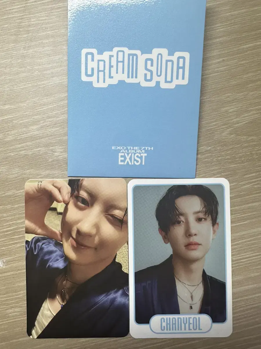 Cream Soda chanyeol photocard