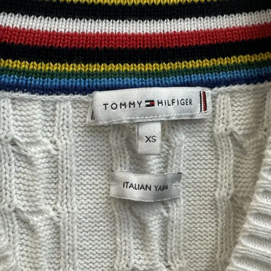 Tommy Hilfiger 타미힐피거 케이블 니트 꽈배기 니트