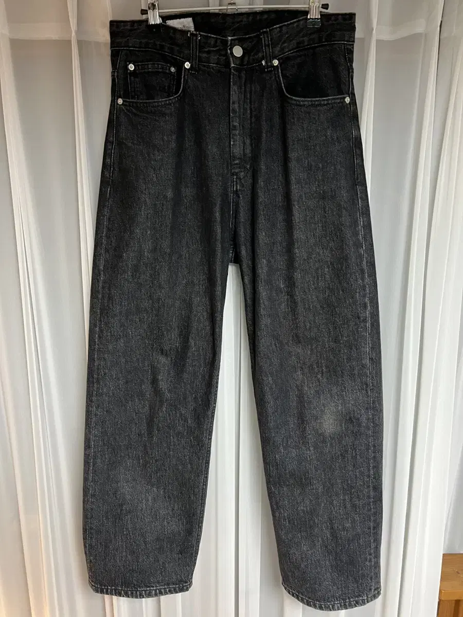 Youth wide denim pants