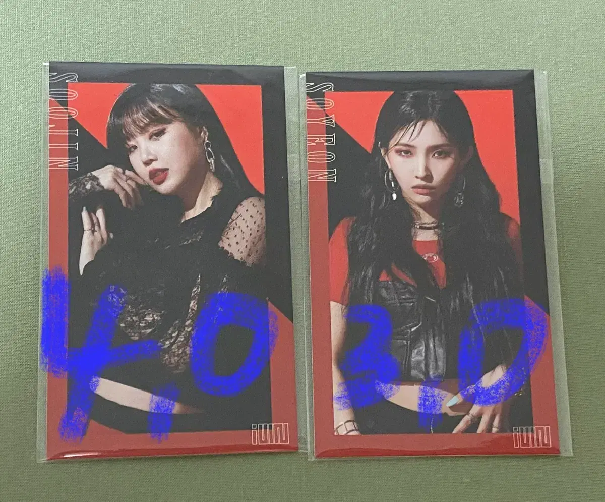 (여자)아이들 soojin soyeon miyeon minnie ohmygod overseas photocard wts