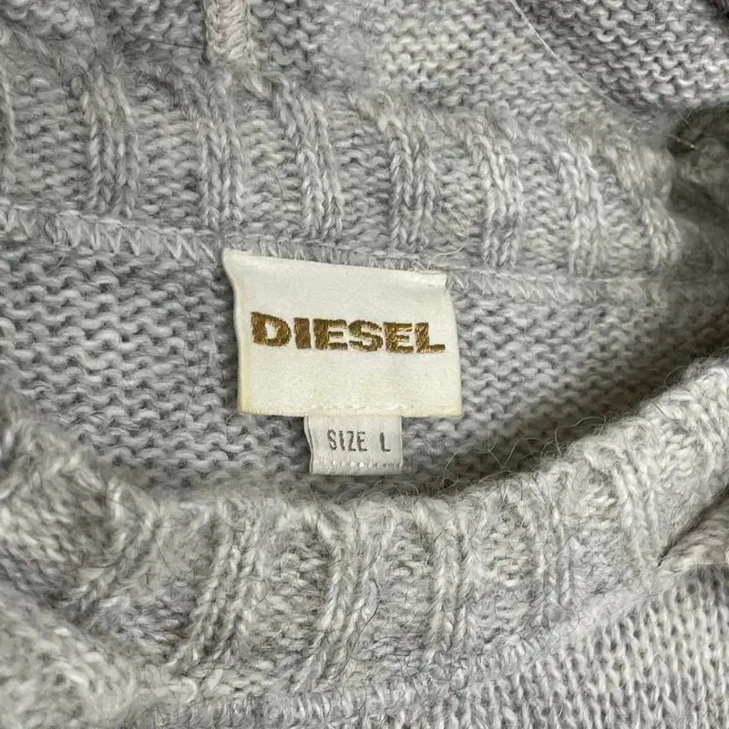 DIESEL 디젤 니트 후드 티셔츠