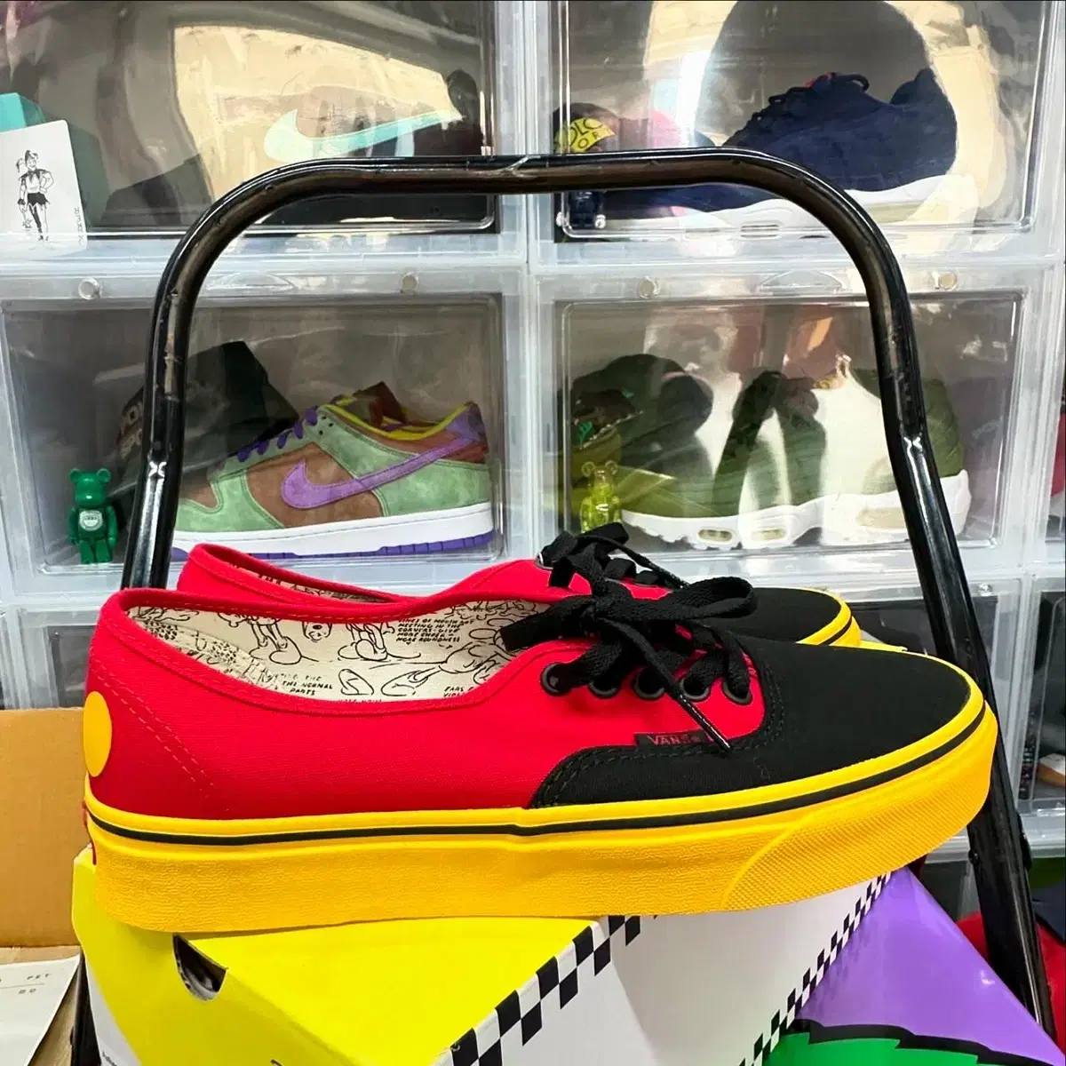 vans x disney 미키마우스 90주년 기념 반스 어센틱