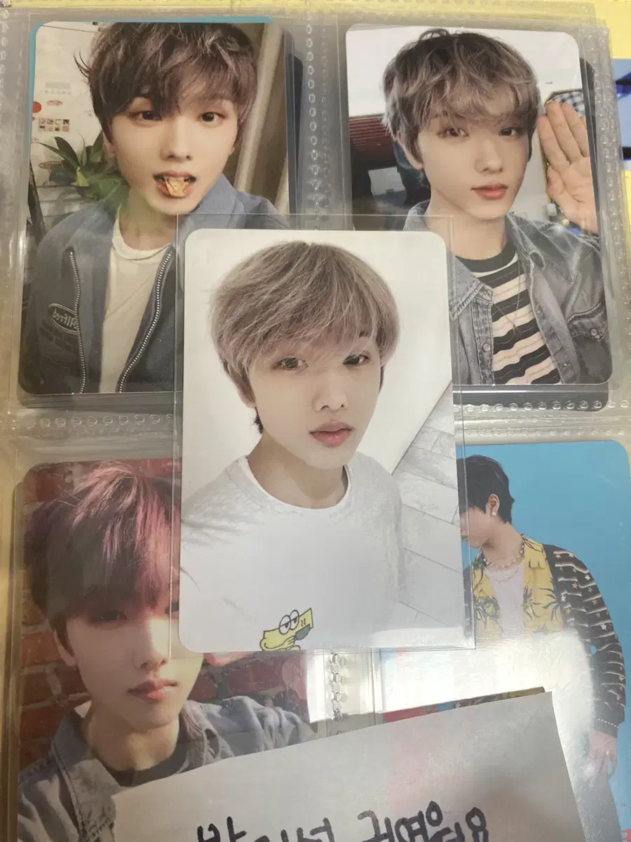 Flavor Jisung photocard in bulk/ nct MarksHaechanJaehyun DoYoungJae MinJeno