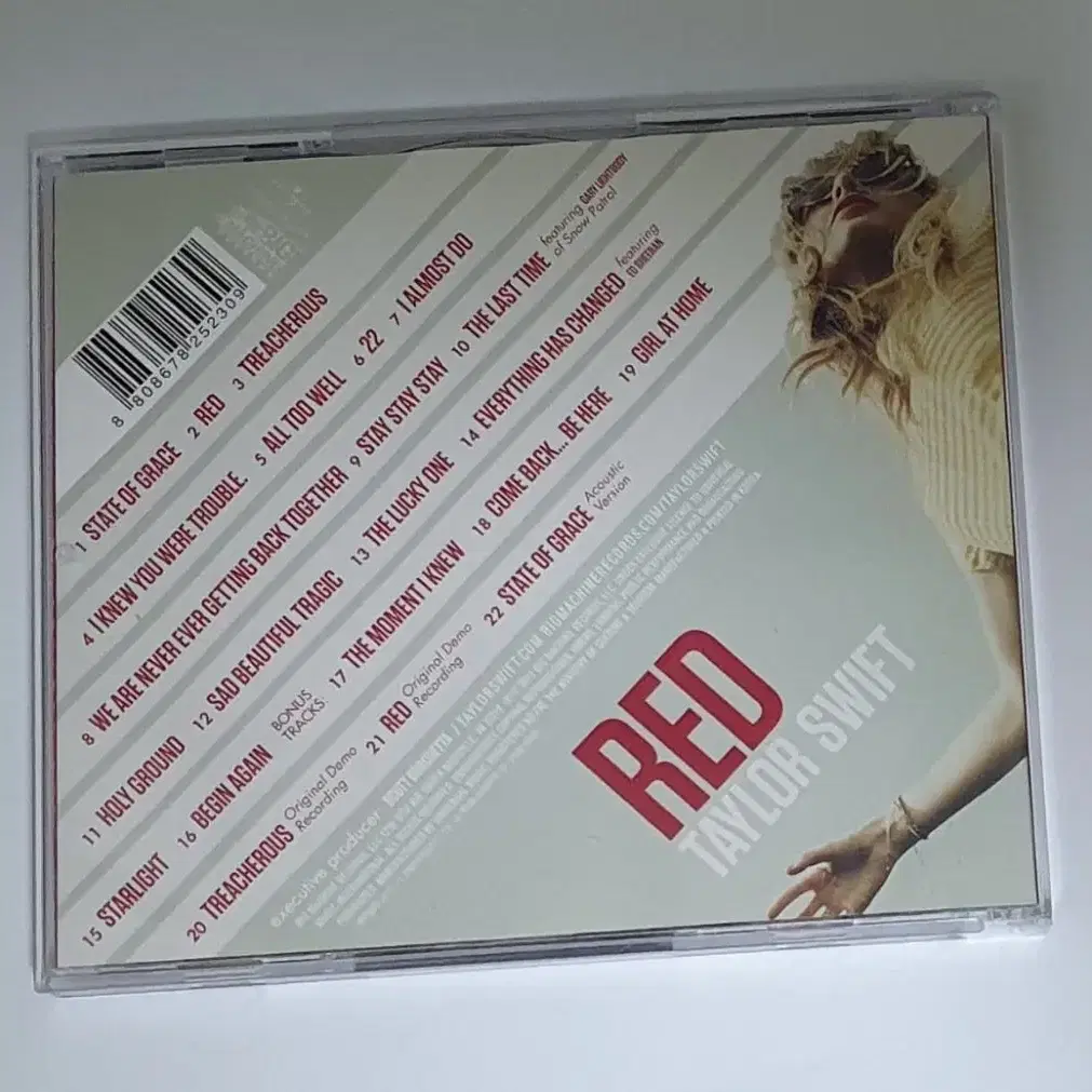 테일러 스위프트 Red 디럭스 앨범 시디 CD