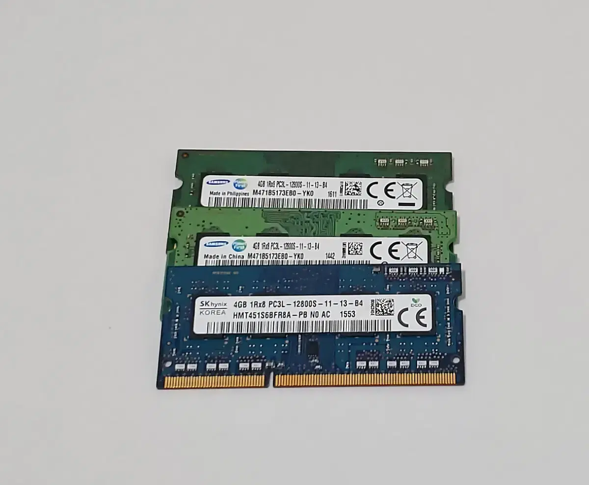 노트북용 메모리 DDR3 4GB (PC3-12800)